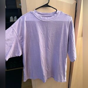 men’s purple h&m tshirt